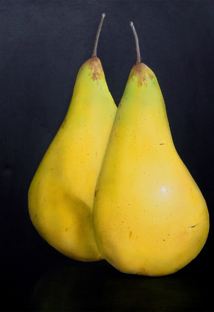 Still Life of Pears by Tom Seghi